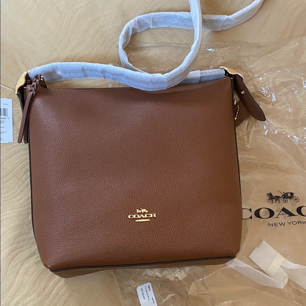 Coach Leather Duffle Shoulder Bag